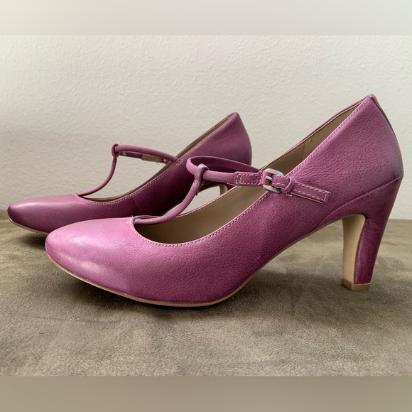 ECCO Aubergine Pumps (eggplant-ish, purple) 8-8.5 - Picture 4 of 6
